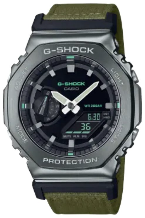 Часы Кварцевые CASIO GM-2100CB-3ADR пластик, нержавеющая сталь