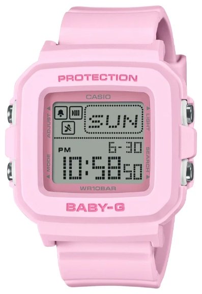 Часы Кварцевые CASIO BGD-10-4DR полимер