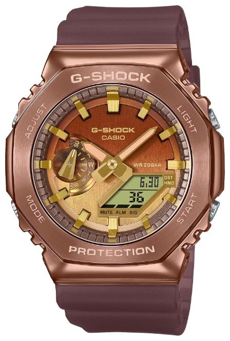 Часы Кварцевые CASIO GM-2100CL-5ADR нержавеющая сталь