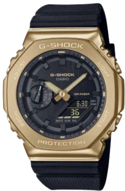 Часы Часы CASIO GM-2100G-1A9DR нержавеющая сталь, полимер