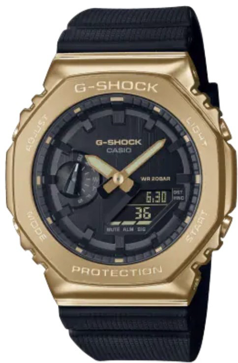Часы Часы CASIO GM-2100G-1A9DR нержавеющая сталь, полимер