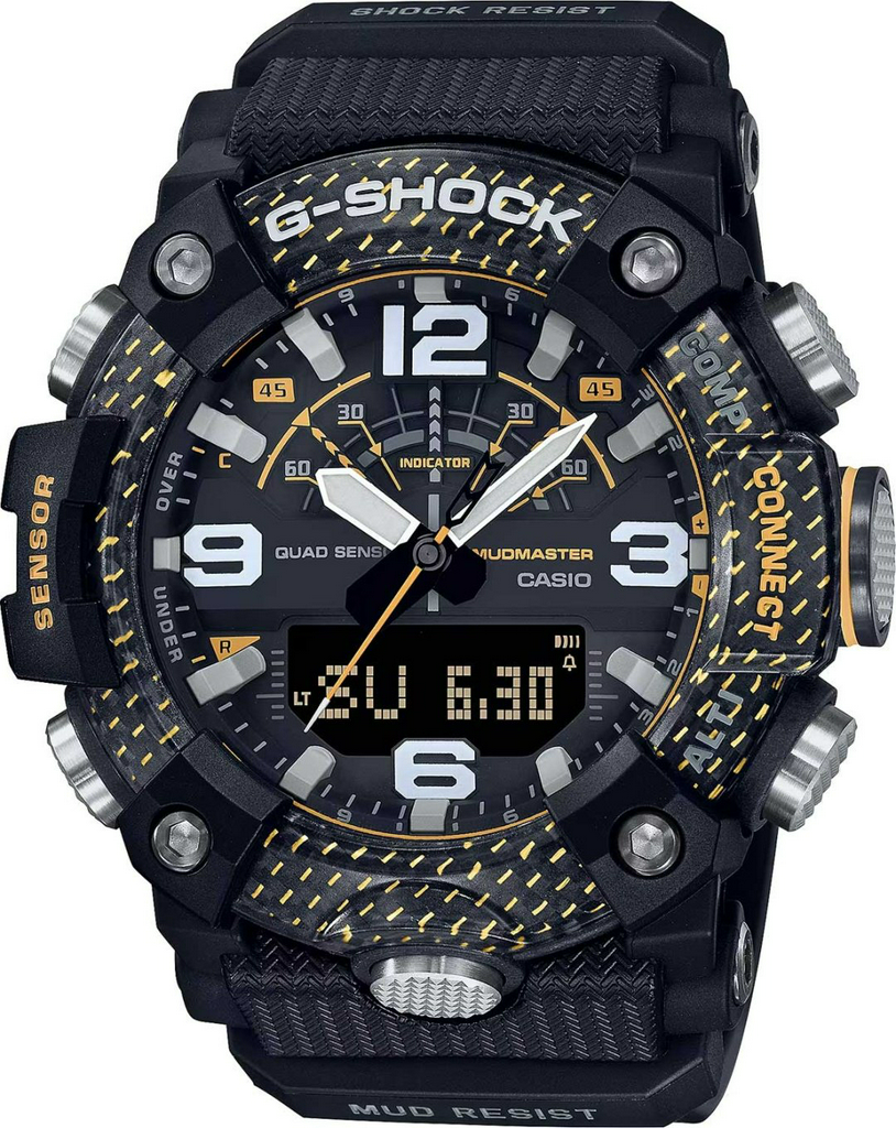 Часы Кварцевые CASIO GG-B100Y-1AER карбон
