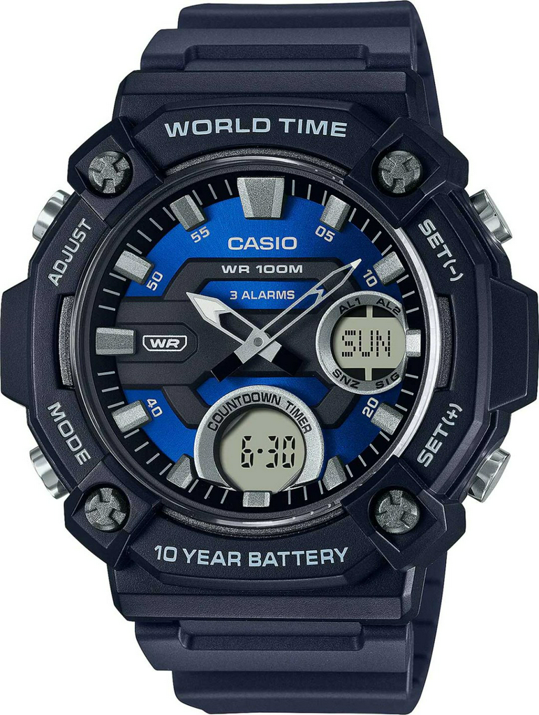 Часы Кварцевые CASIO AEQ-120W-2AVDF полимер