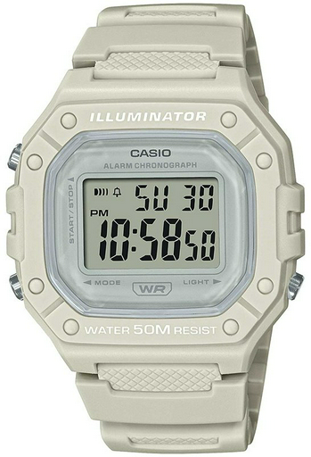 Часы Кварцевые CASIO W-218HC-8AVEF пластик