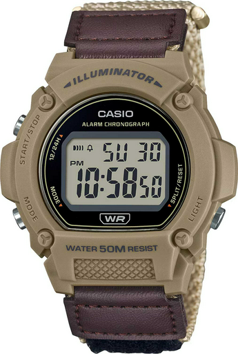 Часы Кварцевые CASIO W-219HB-5AVDF полимер