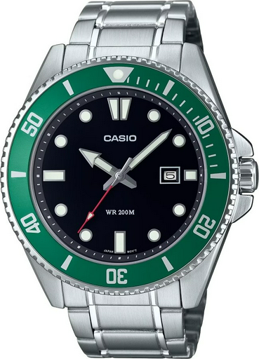 Часы Кварцевые CASIO MDV-107D-3AVDF нержавеющая сталь