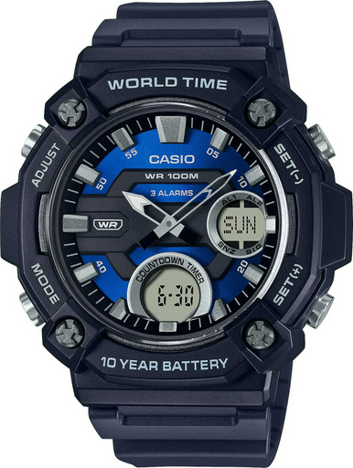 Часы Кварцевые CASIO AEQ-120W-2AVDF полимер