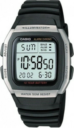 Часы Кварцевые CASIO W-96H-1AVDF пластик