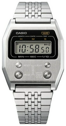 Часы Кварцевые CASIO A1100D-1EF нержавеющая сталь