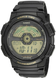 Часы Кварцевые CASIO AE-1100W-1BVDF пластик