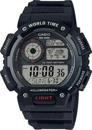 Часы Кварцевые CASIO AE-1400WH-1AVDF пластик