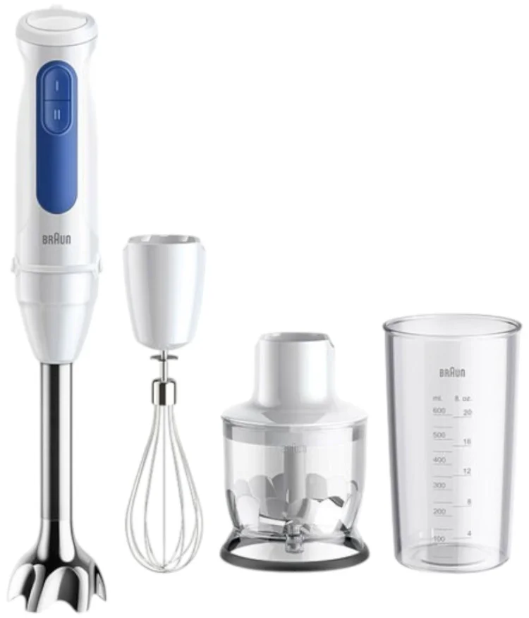 Блендер ручной Braun MQ 30202MWH 6.8х6.8х41см белый
