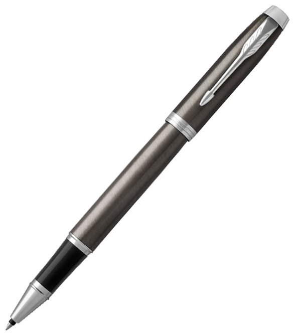 Ручка роллер PARKER IM Metal Core Dark Espresso CT 1 шт, 0.5 мм, цвет чернил черный купить,NaN