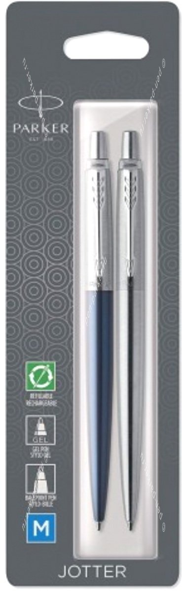 Ручка шариковая PARKER 2033156 2 шт, 0.5 мм, цвет чернил синий