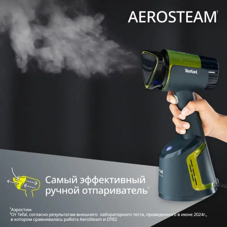Отпариватель ручной Tefal DT 9810 F1 черно-зеленый купить,NaN