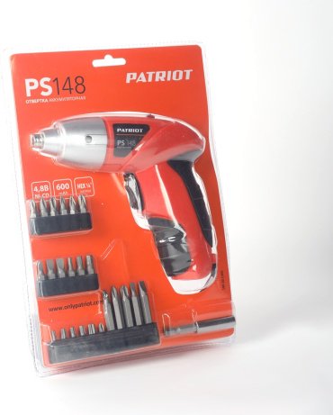 Аккумуляторная отвертка Patriot PS 148 180201305, патрон под биты купить,0