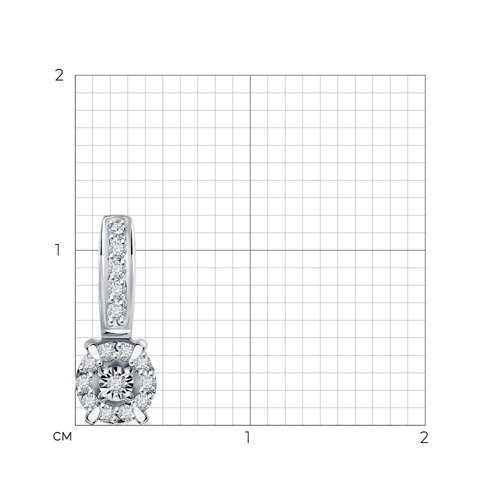 Кулон Diamant 52-230-01923-1 0,44гр. купить,NaN