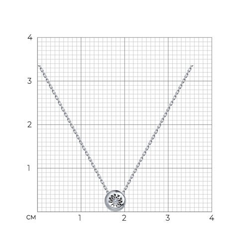Колье Diamant 52-270-01074-1 42см 1,77гр. купить,NaN