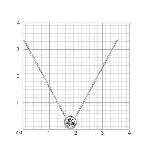 Колье Diamant 52-270-01074-1 42см 1,77гр. купить,NaN