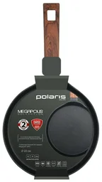 Сковорода блинная Polaris Megapolis-22PC 22см коричневый