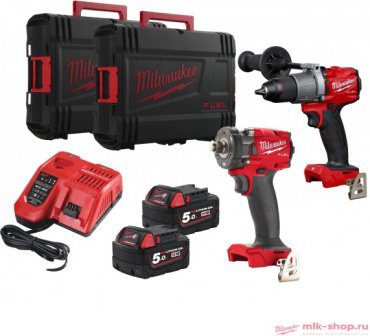 Набор электроинструментов Milwaukee FPP2B3-502X 4933492521 2 в 1 купить,NaN