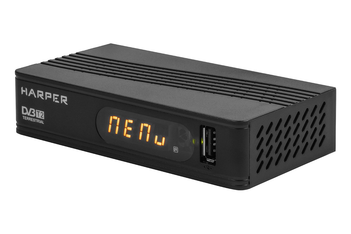  TV-тюнер Harper HDT2-1514 черный купить,NaN
