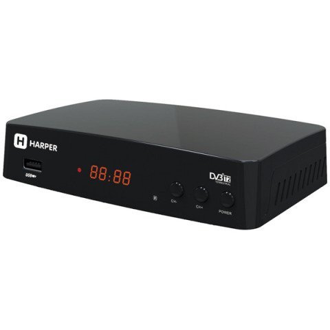TV-тюнер Harper HDT2-1512 черный купить,NaN