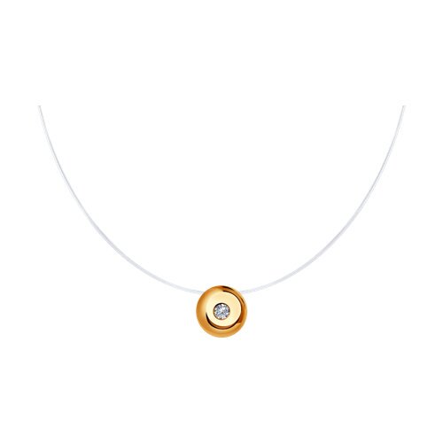 Колье Diamant 51-270-01218-1 45см 0,59гр. купить,NaN