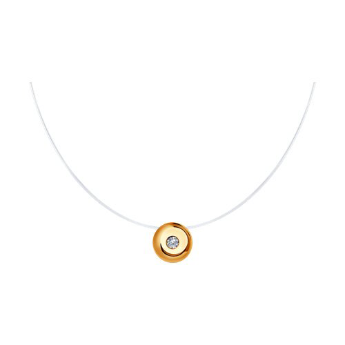 Колье Diamant 51-270-01218-1 45см 0,59гр. купить,NaN