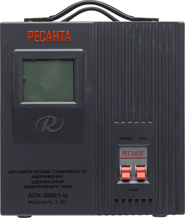 Стабилизатор Ресанта АСН-3000/1-Ц 140-260В черный