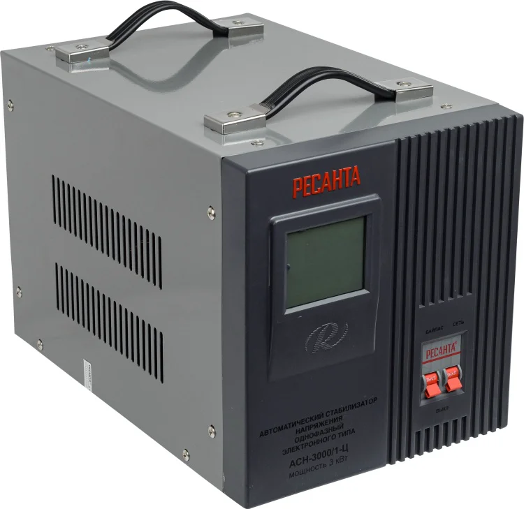 Стабилизатор Ресанта АСН-3000/1-Ц 140-260В черный