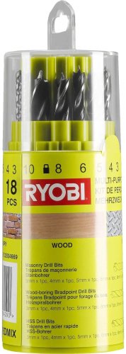 Набор электроинструментов RYOBI R18DDSDS-125T 5133005087 7 в 1