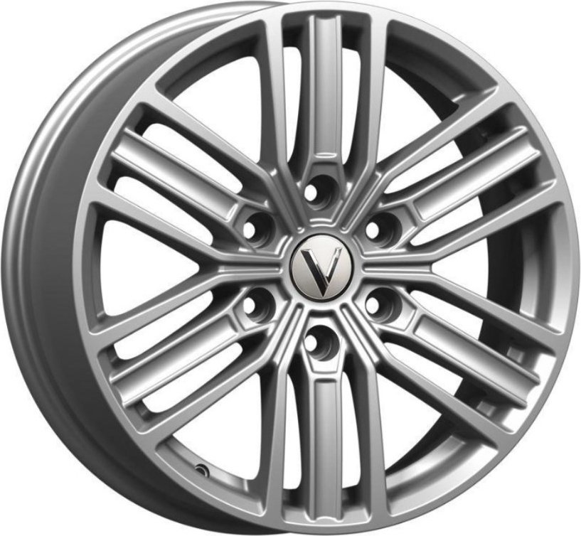 Вектор B218 7.5x18/6x114.3 D66.1 ET30 серебристый купить,NaN