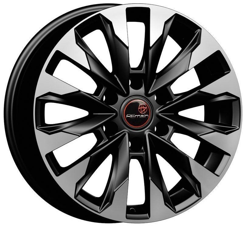 Вектор R258 7.5x18/6x139.7 D106.1 ET25 черный, серебристый