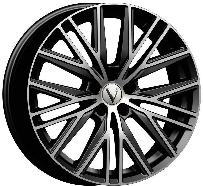 Вектор B235 8.5x20/5x108 D63.35 ET46 серебристый, черный