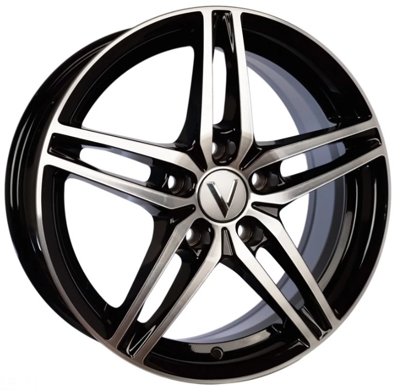 Вектор B219 6.5x16/5x114.3 D54.1 ET45 4 диска серебристый, черный купить,NaN