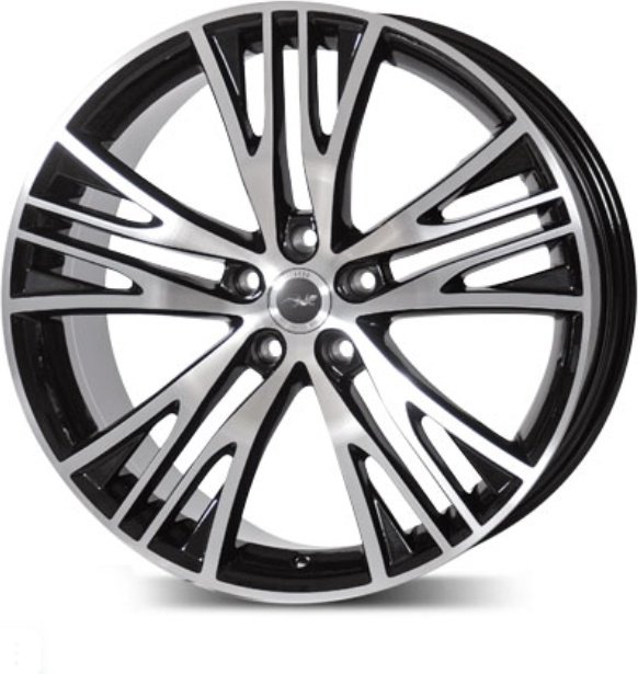 Lizardo XH606 8.5x19/5x108 D67.1 ET45 4 диска черный, серебристый