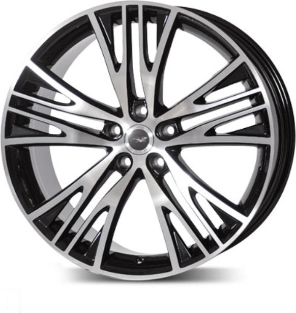Lizardo XH606 8.5x19/5x108 D67.1 ET45 4 диска черный, серебристый купить,NaN