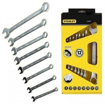 STANLEY набор ключей комбинированный 8-22 мм 4-87-054, 8 шт