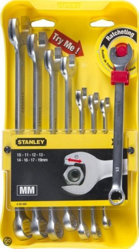 STANLEY набор ключей комбинированный 8-19 мм 4-95-660, 8 шт