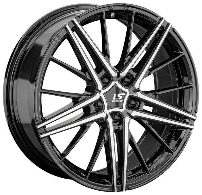 LS FlowForming 8x18/5x108 D65.1 ET36 4 диска черный, белый