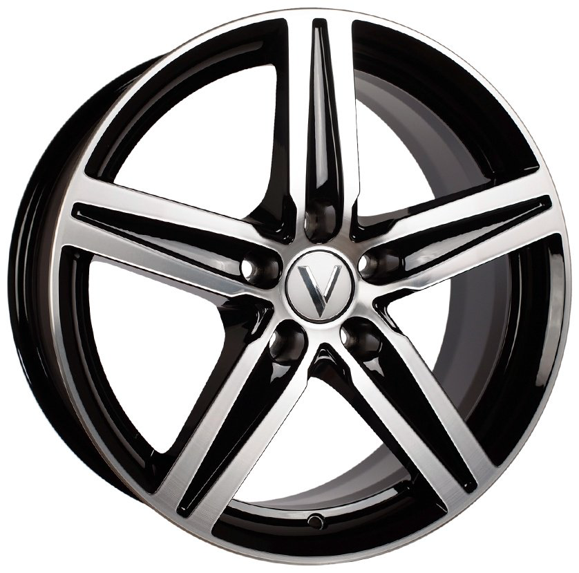 Вектор B230 7.5x17/5x108 D67.1 ET45 4 диска черный, серебристый купить,NaN