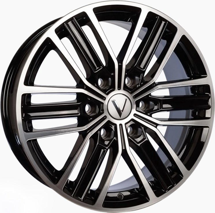 Вектор B218 7.5x18/6x139.7 D92.5 ET50 4 диска серебристый, черный купить,NaN