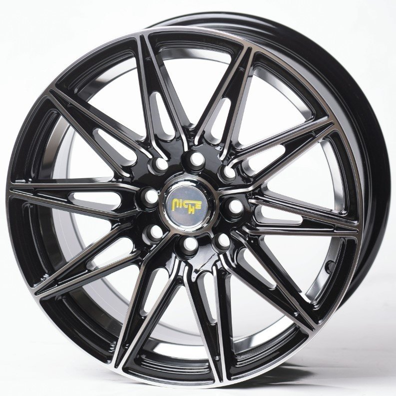 Kipardo R125 7x15/8x100/114.3 D73.1 ET35 черный, серебристый