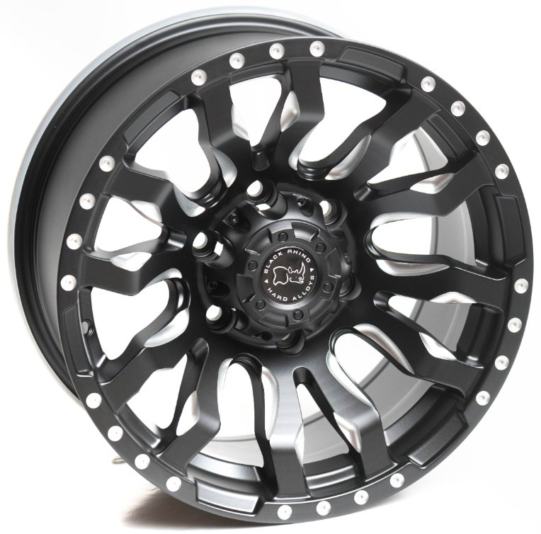 Kipardo JT124-6 8x16/6x139.7 D110.1 ET0 4 диска черный матовый, серебристый купить,NaN