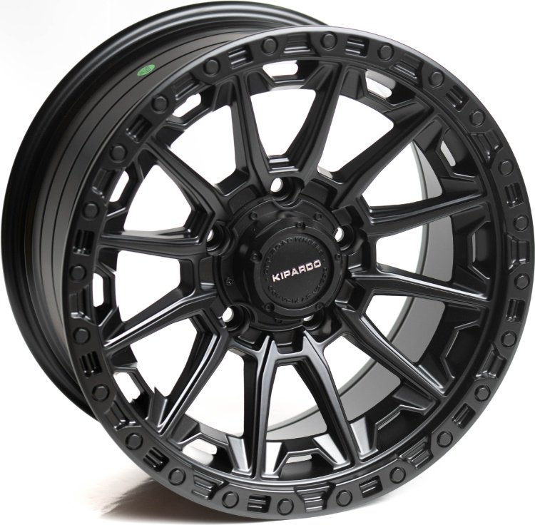 Kipardo KF15 9x17/5x127 D71.6 ET-12 4 диска черный матовый купить,NaN