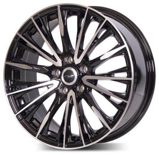 Lizardo XH304 Octopus 7.5x18/5x108 D67.1 ET35 4 диска черный, серебристый