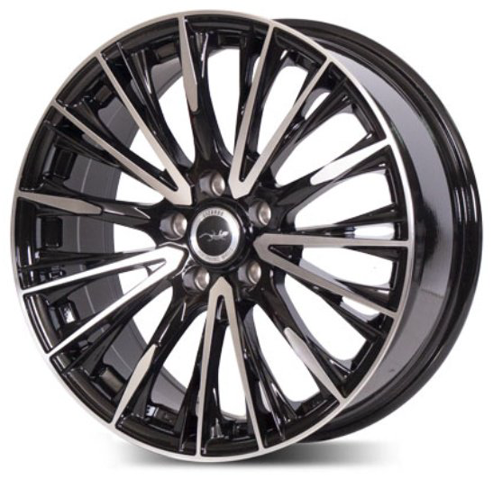 Lizardo XH304 Octopus 7.5x18/5x108 D67.1 ET35 4 диска черный, серебристый купить,NaN