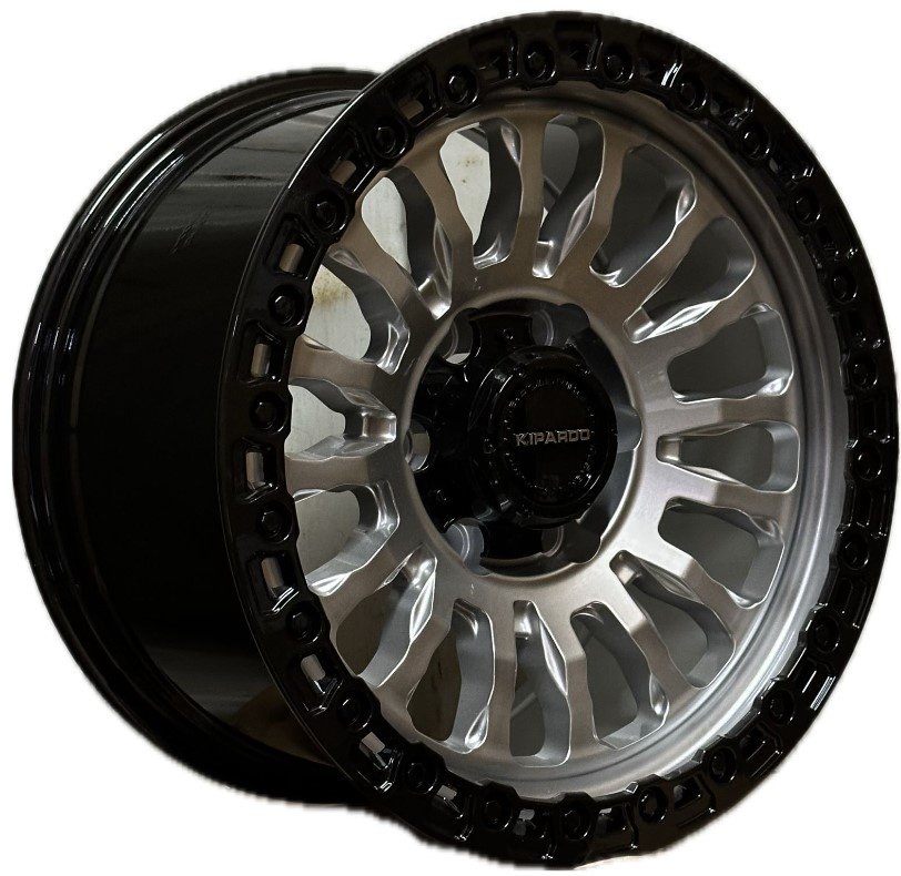 Kipardo R2802 9x17/6x139.7 D110.1 ET10 4 диска черный, серебристый