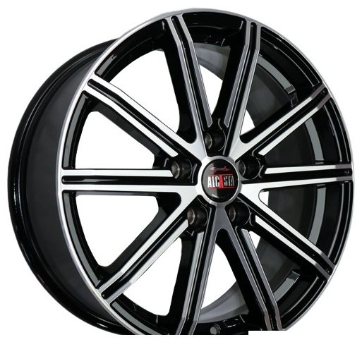 Alcasta M64 7x17/5x110 D65.1 ET39 черный, серебристый купить,NaN